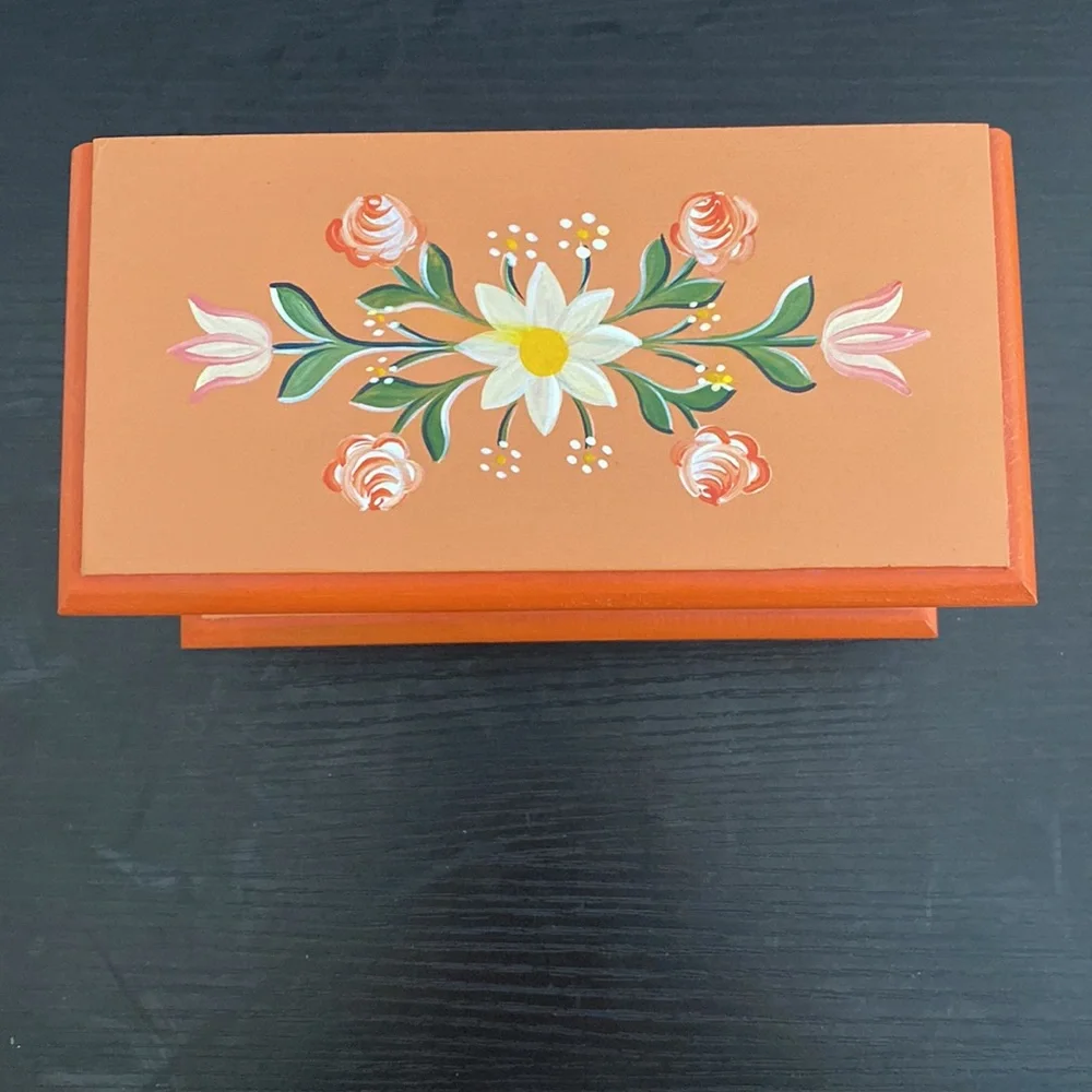 Hand Painted Jewelry Box